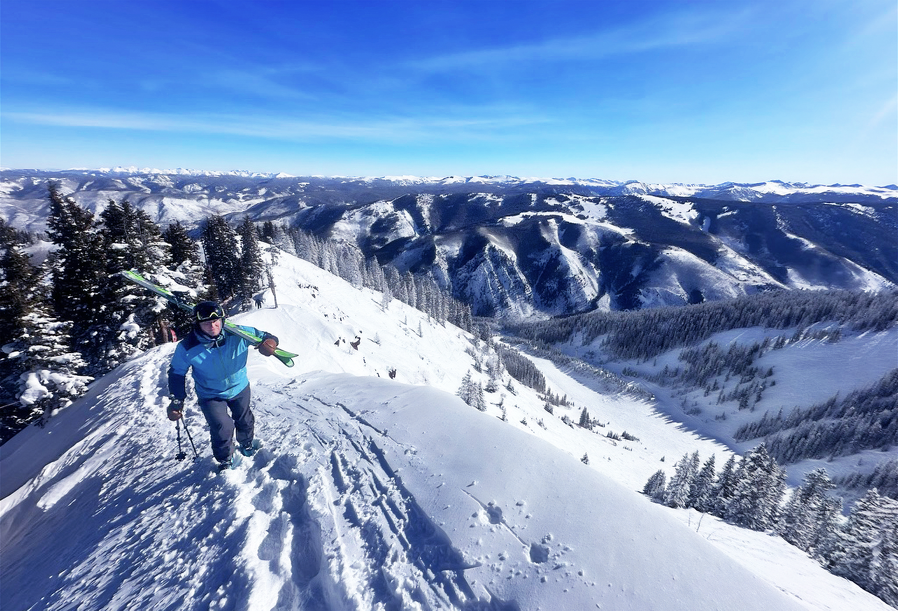 Andrew Osborne backcountry skiing